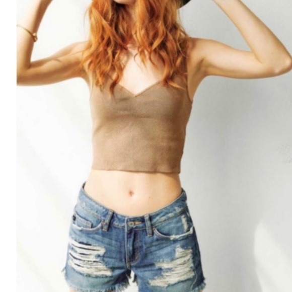 Kancan Women's Distressed Denim Shorts - Picture 5 of 5